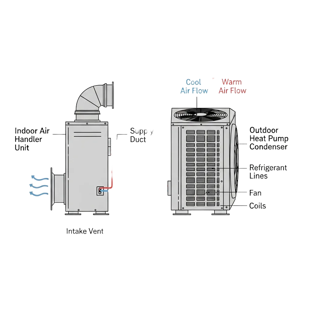 Heat Pump (Air Handler + Heat Pump)